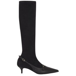 Magda Butrym Knee High Boots in Black 39 With Box Womens Suede Leather